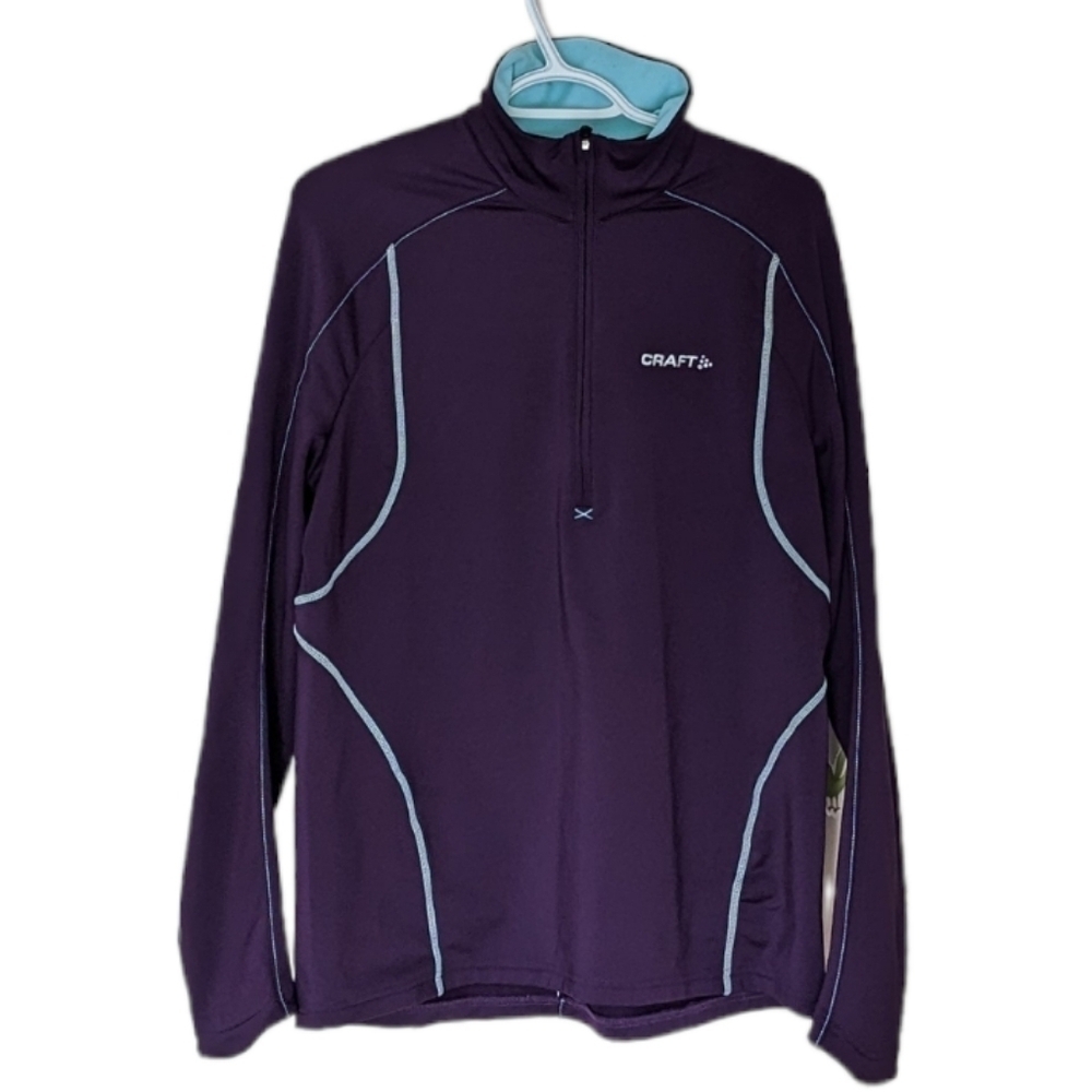 Craft Core thermal midlayer quarter zip purple XL T7
